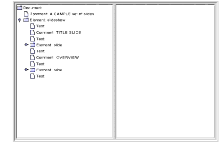 Element Node Expanded, No Attribute Nodes Showing