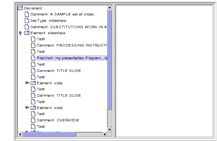 Processing Instruction Node Displayed