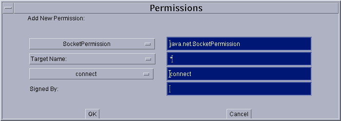 Socket Permission