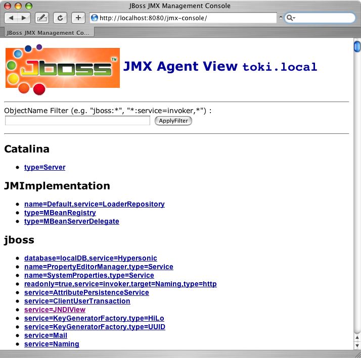 Naming on JBoss - JBoss Application Server 4.0.4 release5 Guide 英文版指南 